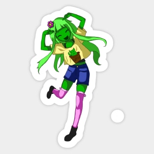 Cactus-Chan Sticker